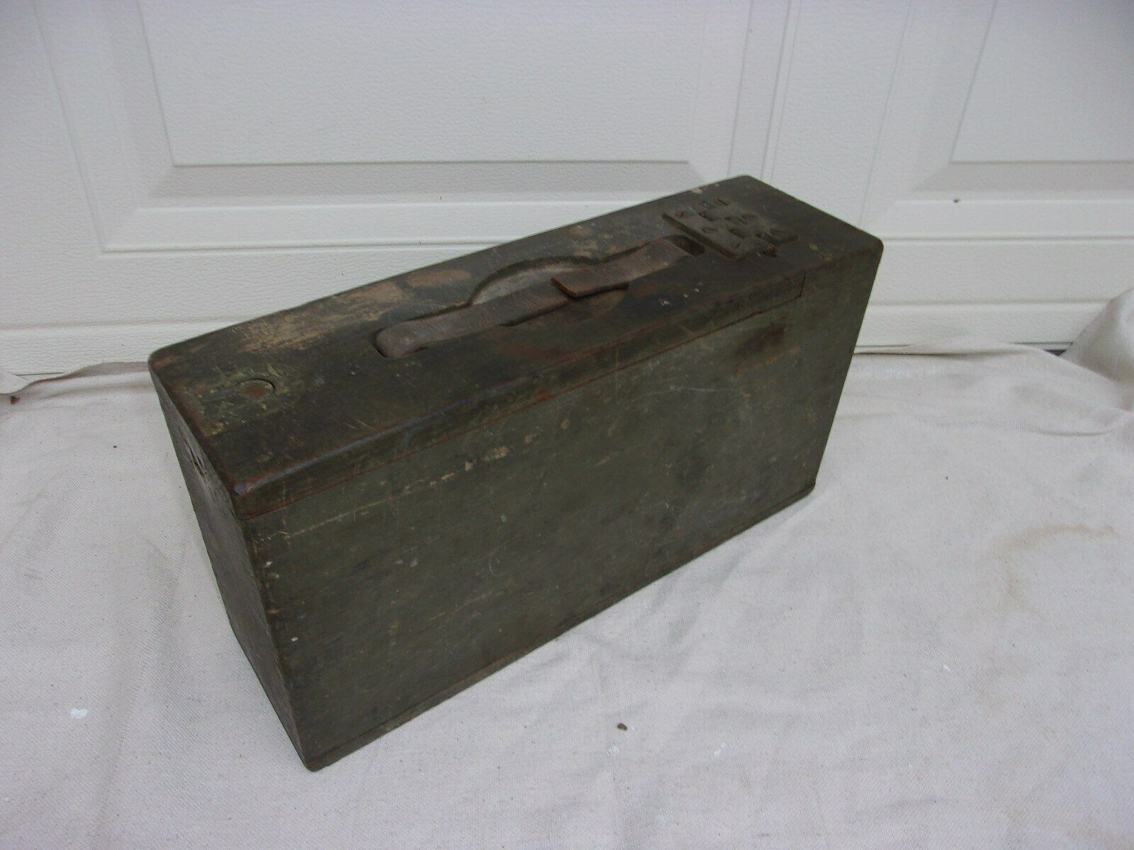 WW1 US M1915 Colt-Vickers Wooden Ammo Box–Original